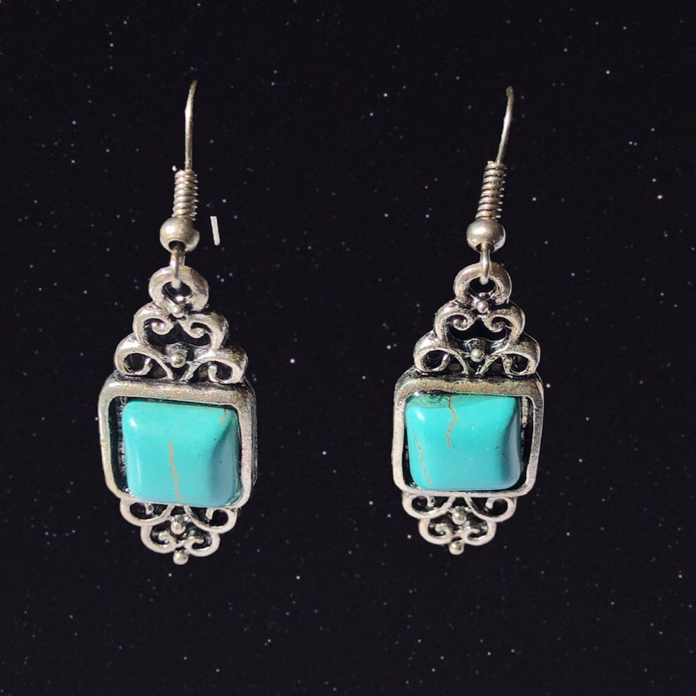 Artisan Turquoise Earrings